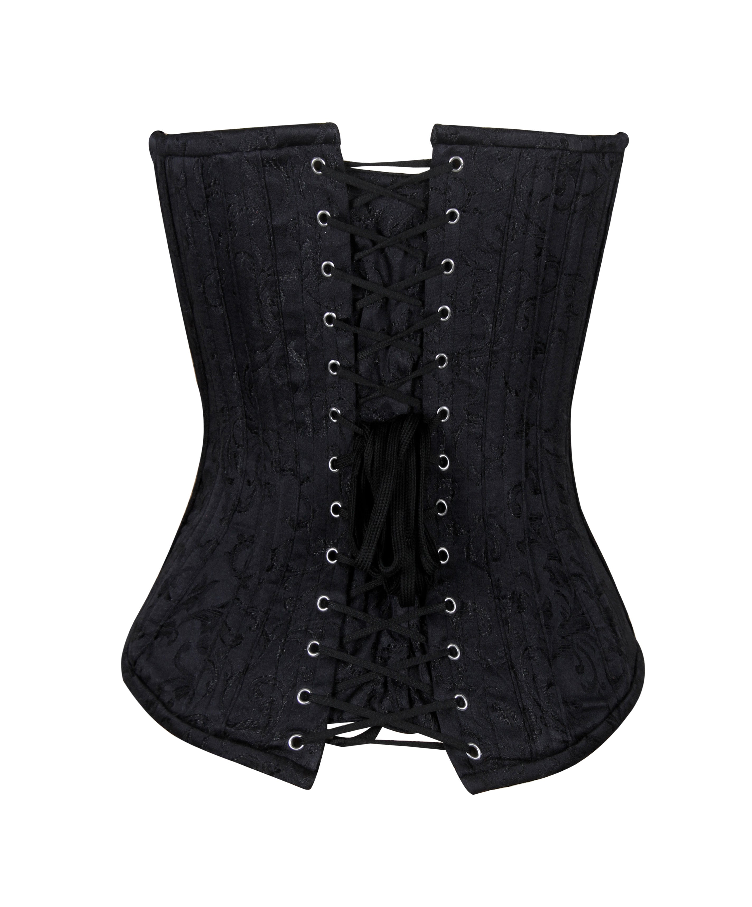 Elegant Heavy Boned Deep Plunge Overbust Corset in Luxurious Crush Velvet – Waist Shaping Corset with Steel Boning