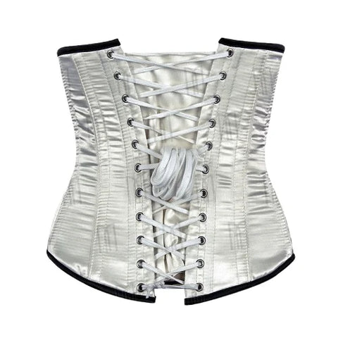 The 3 Layer Satin Under bust Corset with Front Bow and Perfect Shaping image 4