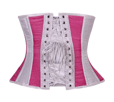 Timeless Beauty and Structure with a Brocade Curvy Underbust Corset – Waist Shaping Corset with Steel Boning
