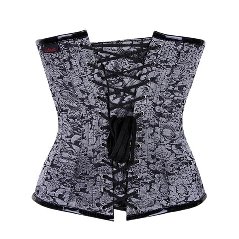 Overbust Cape Corset in Soft Leather with Metal Star Studs