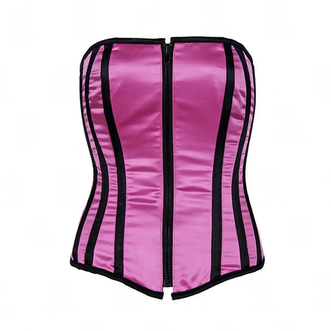 Elegant Reversible Satin Corset for a Versatile and Timeless Look image 0